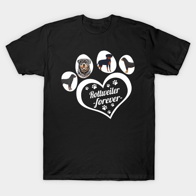 Rottweiler forever T-Shirt by TeesCircle